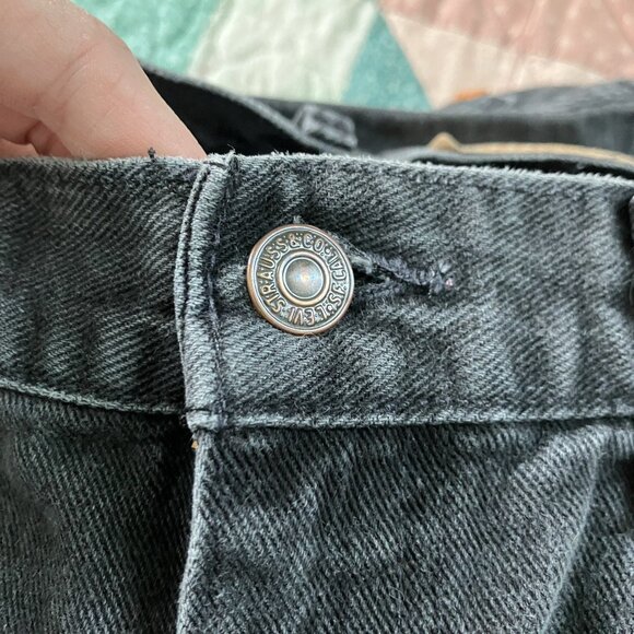 Vintage Levi’s Jeans Mens 36x32 Black 5061903190 Straight Leg Orange Tab Canada - Picture 4 of 10